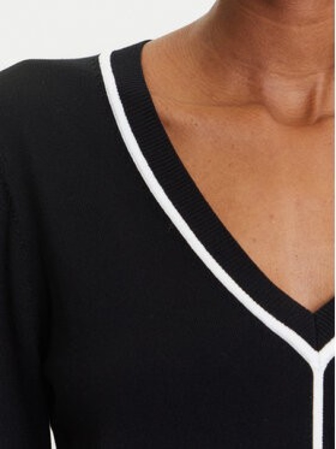 KARL LAGERFELD Sweter A3W18023 Czarny Regular Fit