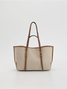Torebka shopper - brązowy