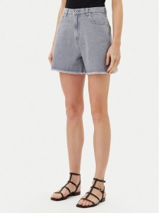 Pepe Jeans Szorty jeansowe PL801112 Szary Slim Fit