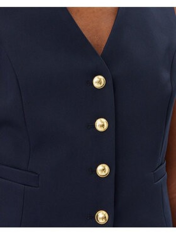 Maryley Kamizelka 25EB128/43BL Granatowy Regular Fit