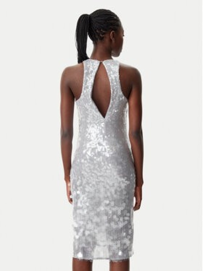 Patrizia Pepe Sukienka koktajlowa 8A1444/J251-S708 Szary Regular Fit