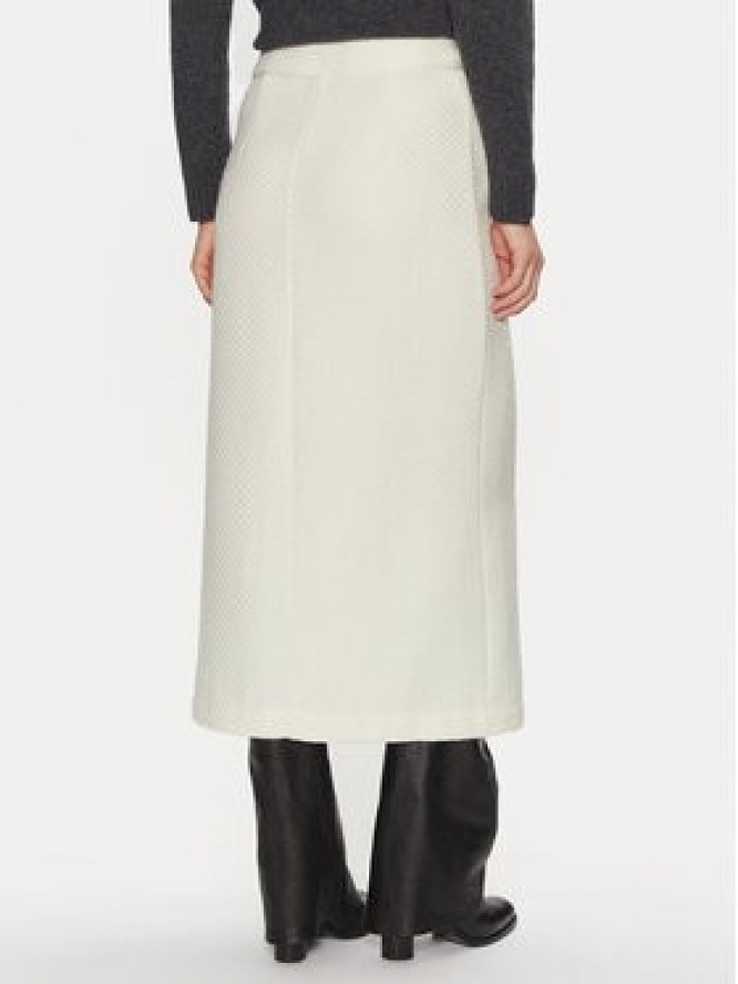Karen by Simonsen Spódnica midi Pepper 10105053 Écru Regular Fit