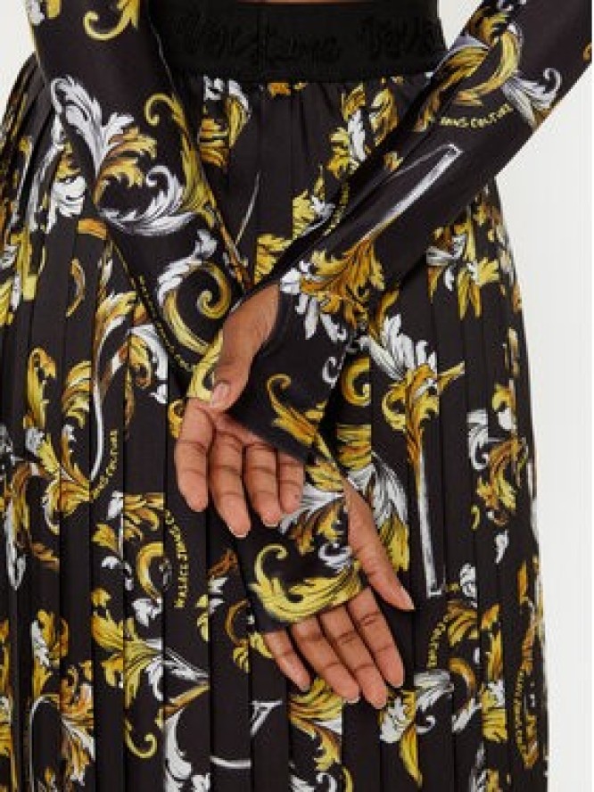 Versace Jeans Couture Bluzka 78HAH218 Czarny Slim Fit