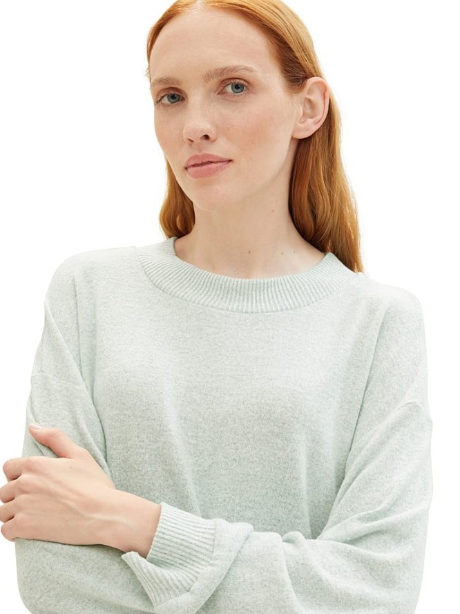 Tom Tailor Sweter w kolorze miętowym rozmiar: XL