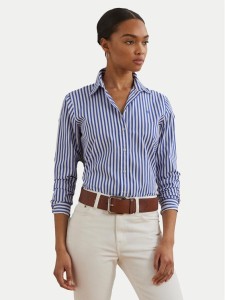 LAUREN RALPH LAUREN Koszula 200970765001 Niebieski Classic Fit