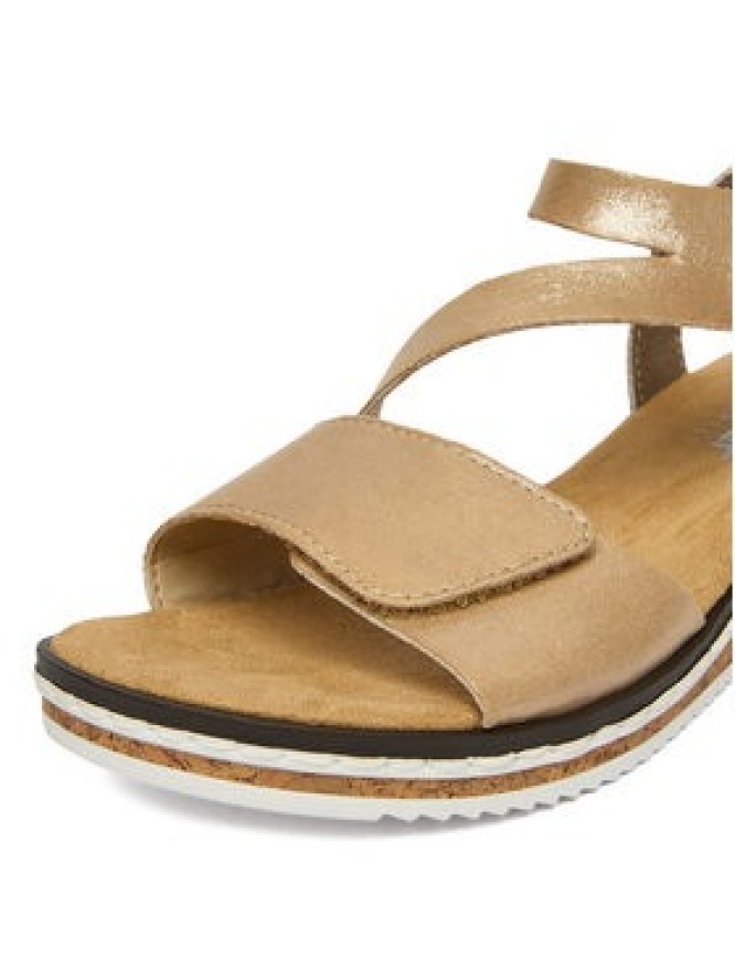 Rieker Sandały CEO-V3660-61 Złoty