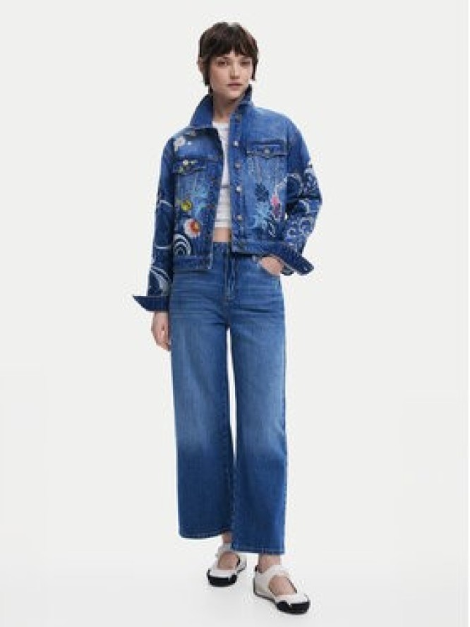 Desigual Kurtka jeansowa Misouri 25SWED55 Niebieski Regular Fit