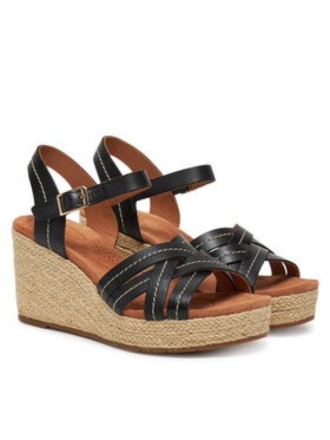 Clarks Espadryle Sabina Strap 26181462 Czarny