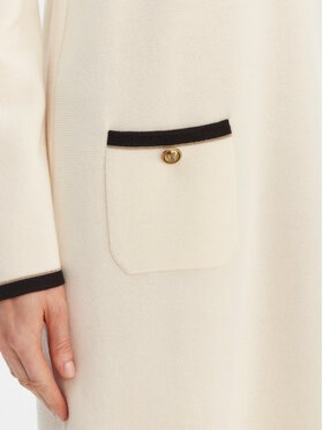 Luisa Spagnoli Sukienka dzianinowa Mariolina 100305 Beżowy Regular Fit