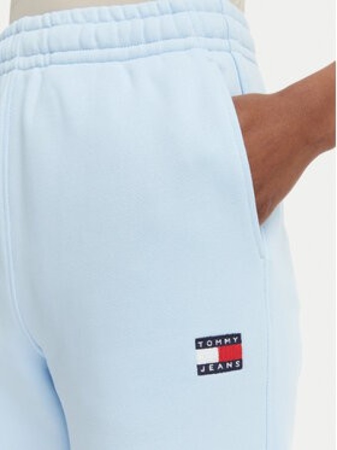 Tommy Jeans Spodnie dresowe DW0DW22780 Niebieski jasny Regular Fit