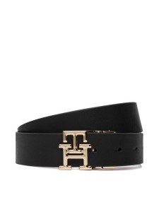 Tommy Hilfiger Pasek Th Logo Rev 3.0 Pebble AW0AW18691 Czarny