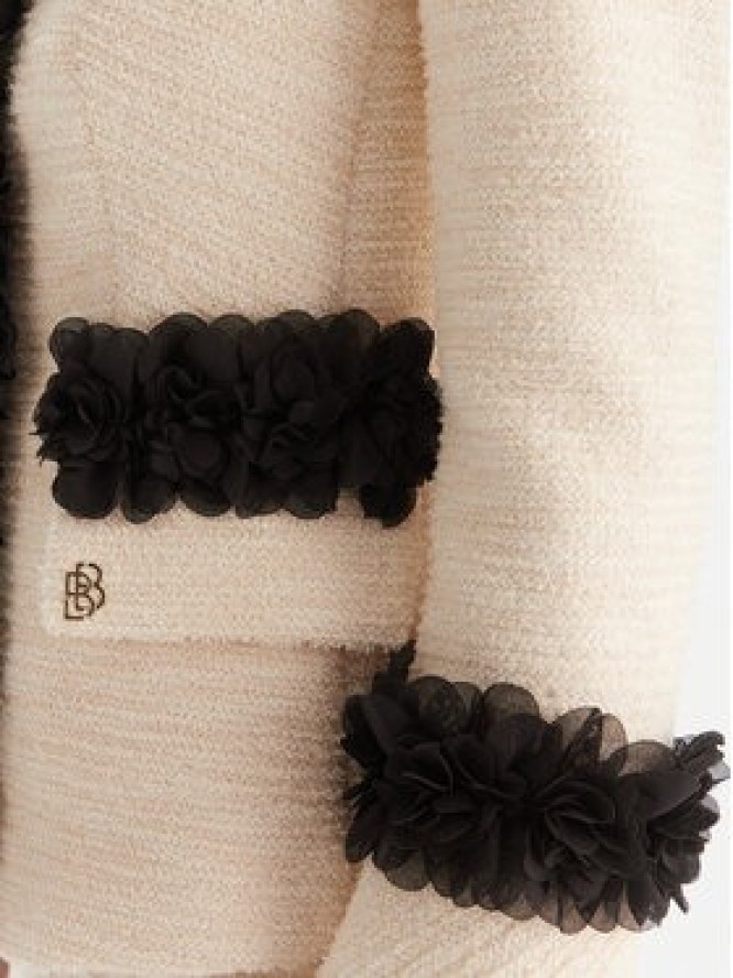 Babylon Marynarka S00750 Écru Regular Fit