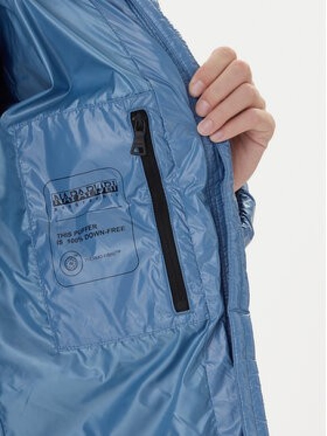 Napapijri Kurtka zimowa A-Glane NP0A4HZ5 Niebieski Regular Fit