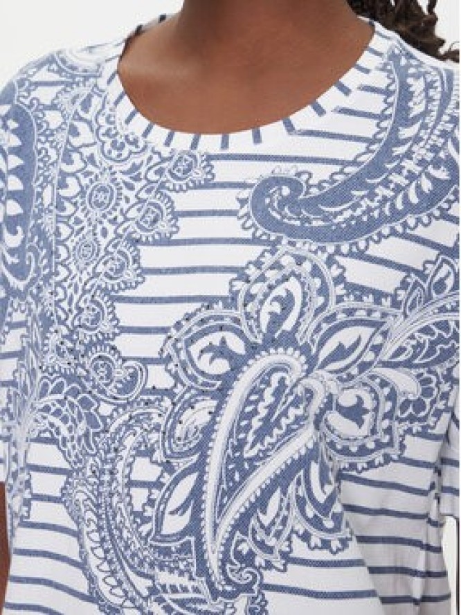 Olsen T-Shirt 11105121 Niebieski Regular Fit