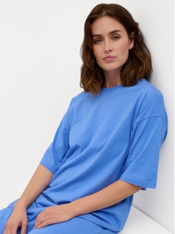 Kaffe Sukienka codzienna Edna 10507351 Niebieski Loose Fit