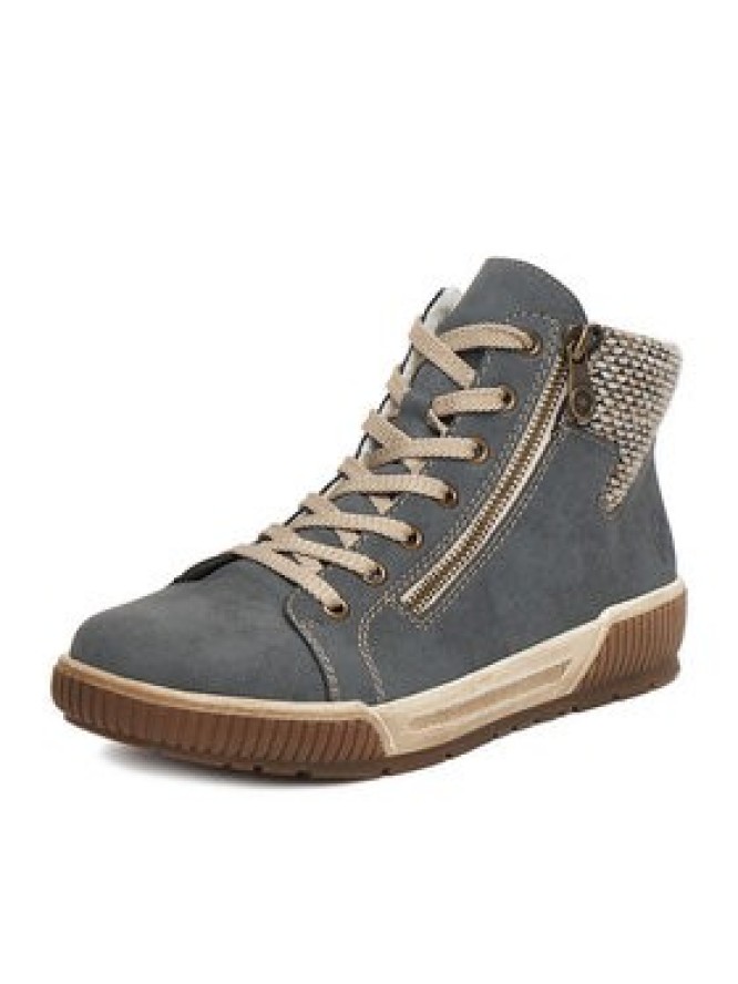 Rieker Trzewiki CEO-N0709-14 Niebieski