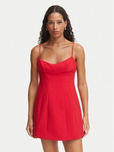 Bardot Sukienka koktajlowa Branca 60492DB Czerwony A-Line Fit