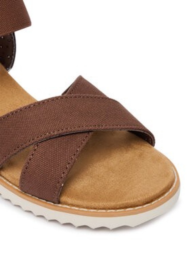 Skechers Sandały BOBS Desert Kiss - Golden Lily 114418/CHOC Brązowy