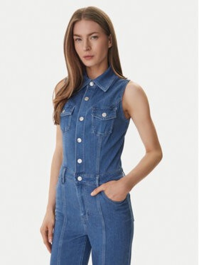 Guess Kombinezon W6GK74 D0874 Niebieski Regular Fit