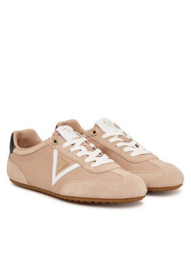 Guess Sneakersy FLTREL LEA12 Beżowy