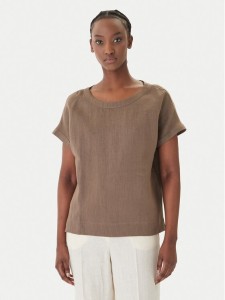 Marella T-Shirt Geyser 2615111132 Beżowy Regular Fit