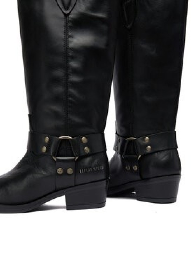 REPLAY Kozaki GWN88 .000.C0001L Czarny