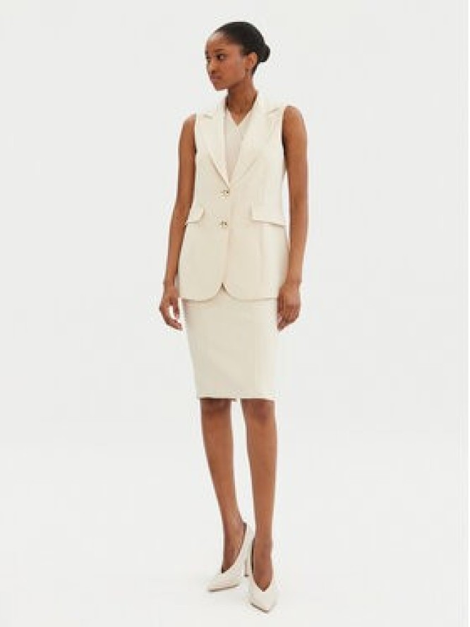 Rinascimento Kamizelka CFC0122763003 Beżowy Regular Fit