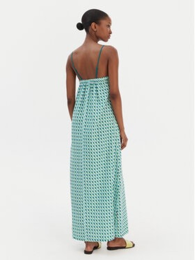 Seafolly Sukienka letnia Sorrento 55657-DR Zielony Regular Fit