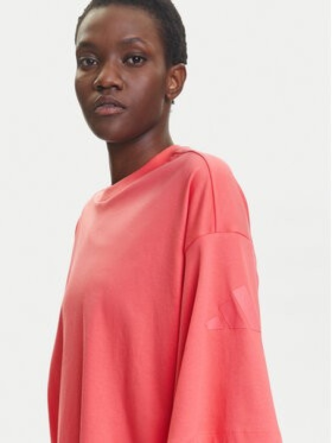 adidas T-Shirt ALL SZN Soft Lux KD9769 Koralowy Loose Fit