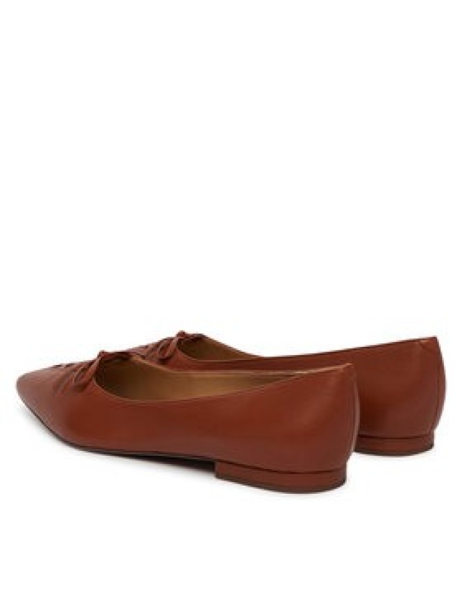 LAUREN RALPH LAUREN Baleriny 802P06376001 Brązowy