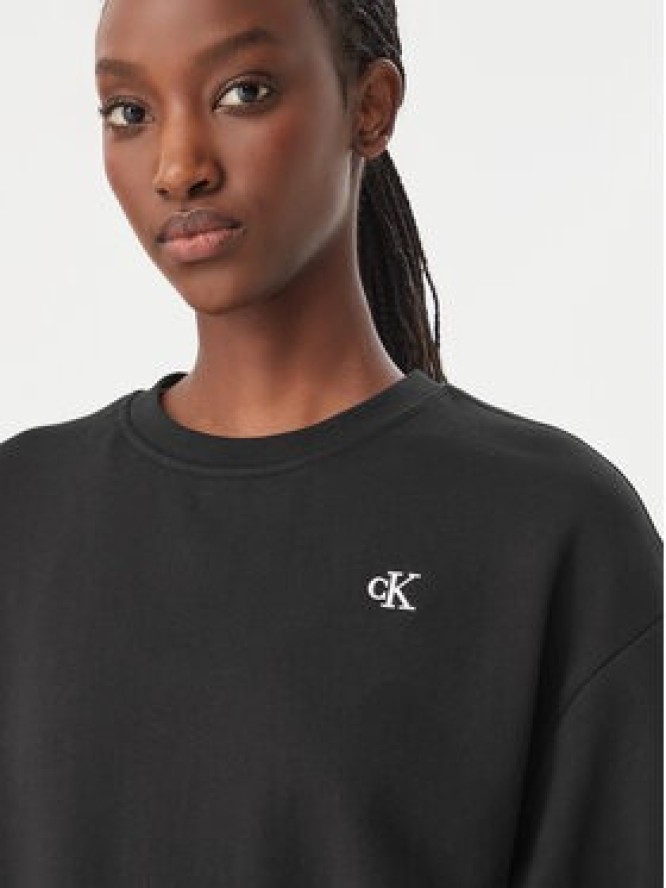 Calvin Klein Jeans Bluza Monogram LV047F223G Czarny Regular Fit