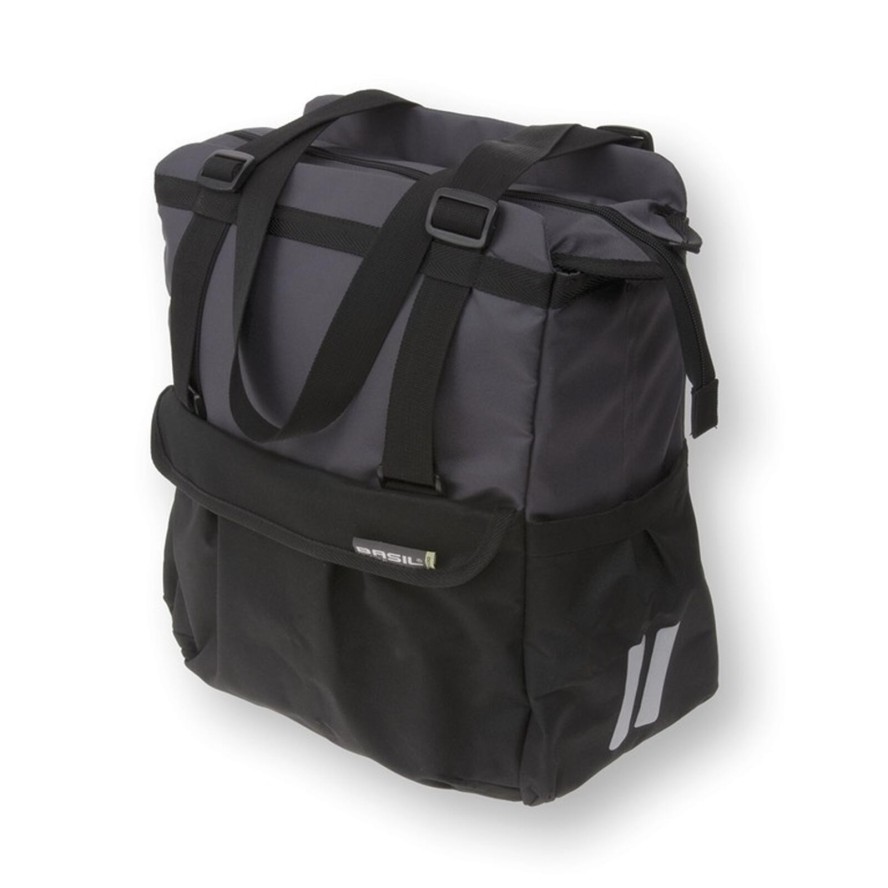 Torba Rowerowa Shopper Xl 32 X 16 X 37 Cm - Czarna