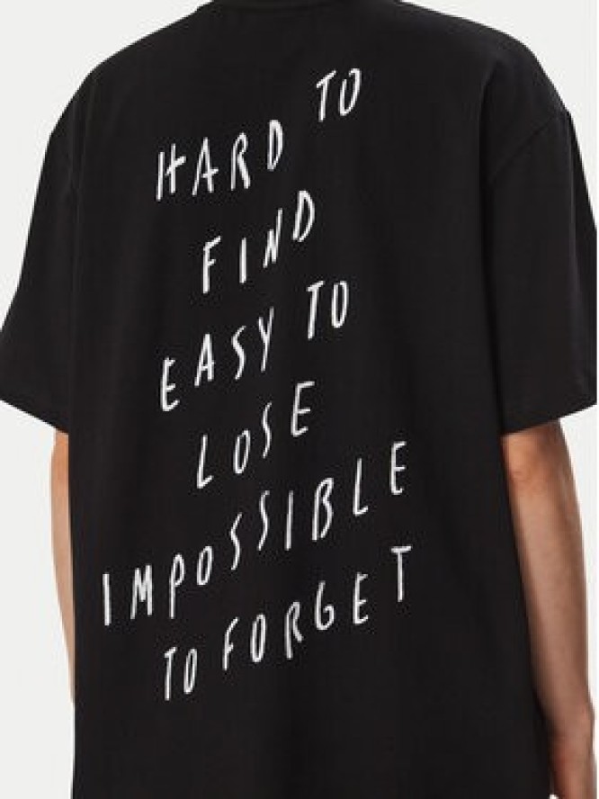 Karl Lagerfeld Jeans T-Shirt B4W17076 Czarny Relaxed Fit