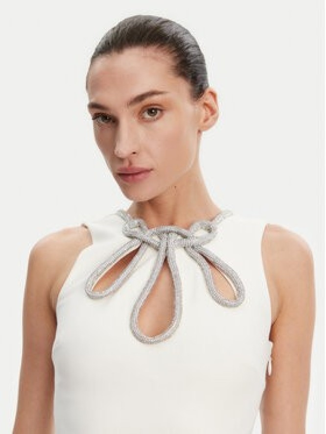 Marciano Guess Sukienka wieczorowa 5RGK45 6869Z Écru Regular Fit