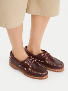 Timberland Mokasyny Authentic Boat 3 Eye Classic TB0513042141 Brązowy