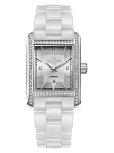 ALAIN ASTER Zegarek kwarcowy w kolorze srebrno-białym rozmiar: onesize