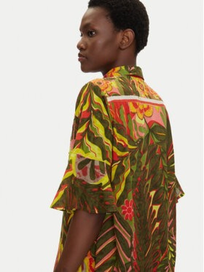 Iconique Sukienka koszulowa IC25-102 Kolorowy Relaxed Fit