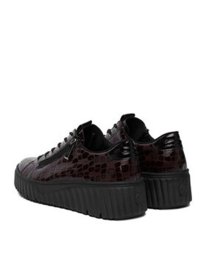 Rieker Sneakersy CEO-N2555-25 Brązowy ciemny