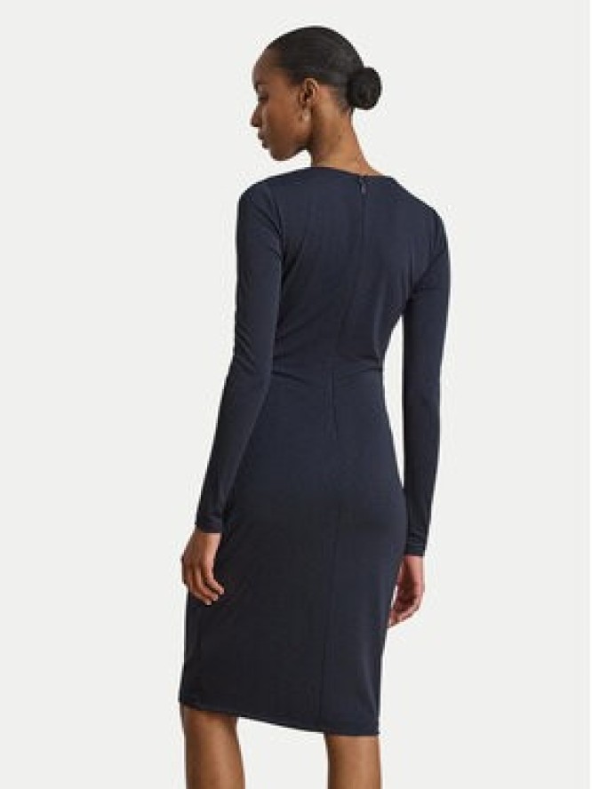 LAUREN RALPH LAUREN Sukienka dzianinowa 200P14033001 Granatowy Slim Fit