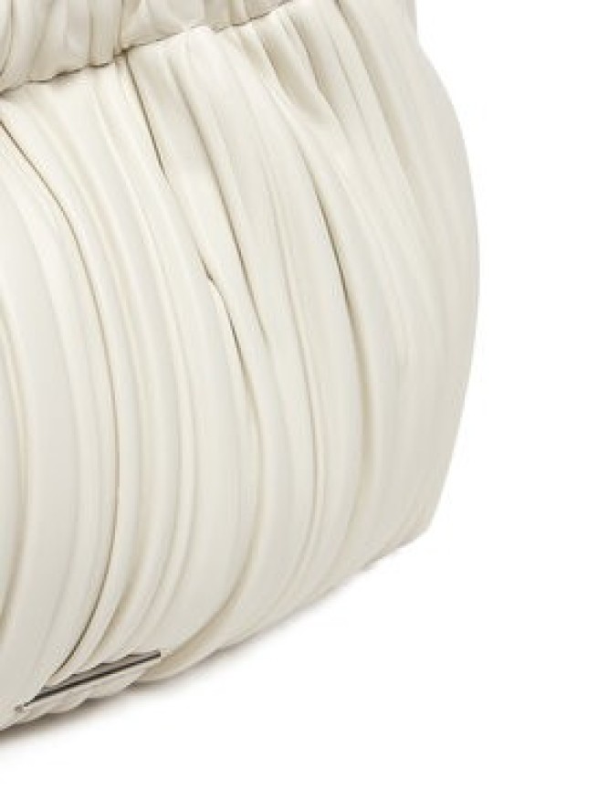 Calvin Klein Torebka Drawstring Plisse Crossbody LV04F3076G Biały