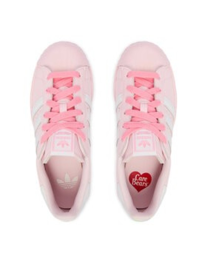 adidas Sneakersy Are Bears X Adidas Superstar II KK4864 Różowy jasny