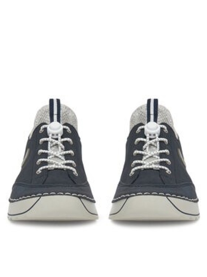 Rieker Półbuty 51558-14 Granatowy