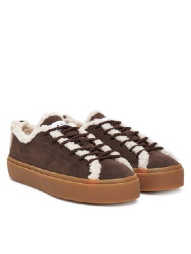 Inuikii Sneakersy Shearling Low 1001.001.0242 Brązowy