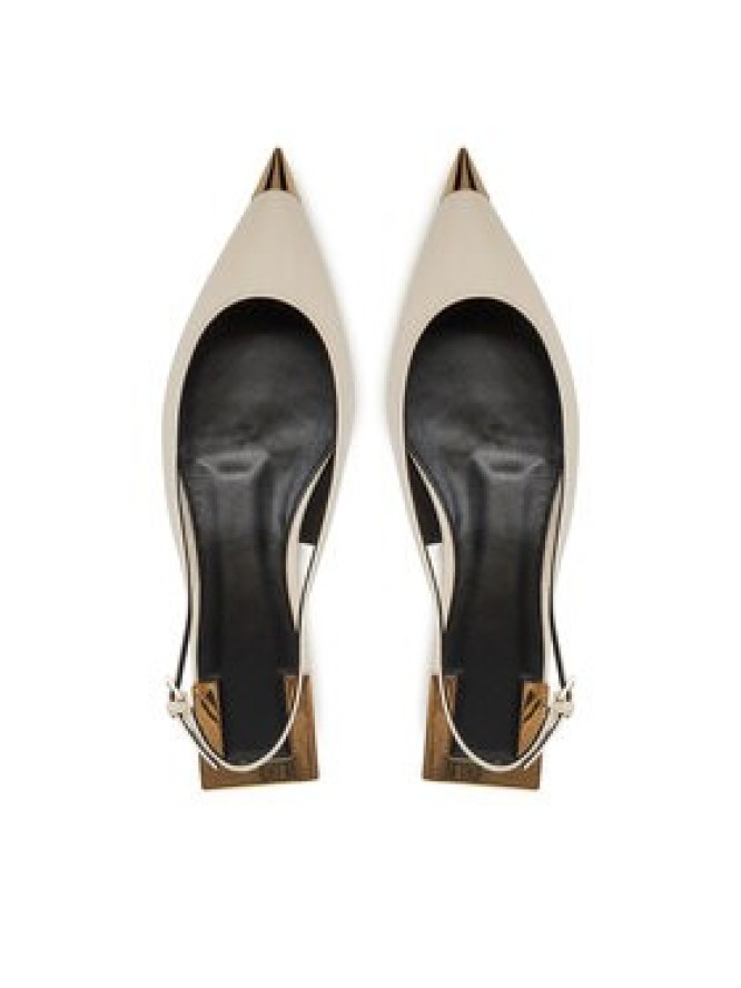 Elisabetta Franchi Sandały SA-07L-51E2 Écru