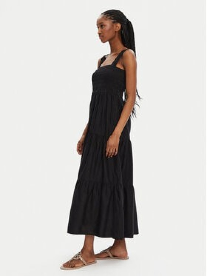 Seafolly Sukienka letnia Faithful 54865-DR Czarny Regular Fit