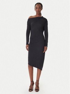 Patrizia Pepe Sukienka koktajlowa 8A1606/J37-K103 Czarny Regular Fit