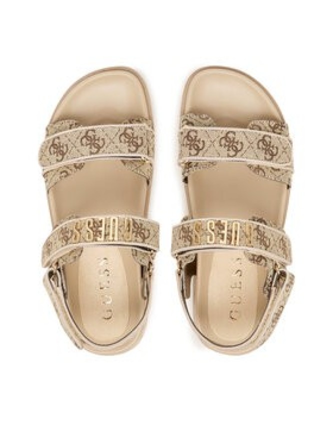 Guess Sandały FLJFDS LEL03 Beżowy