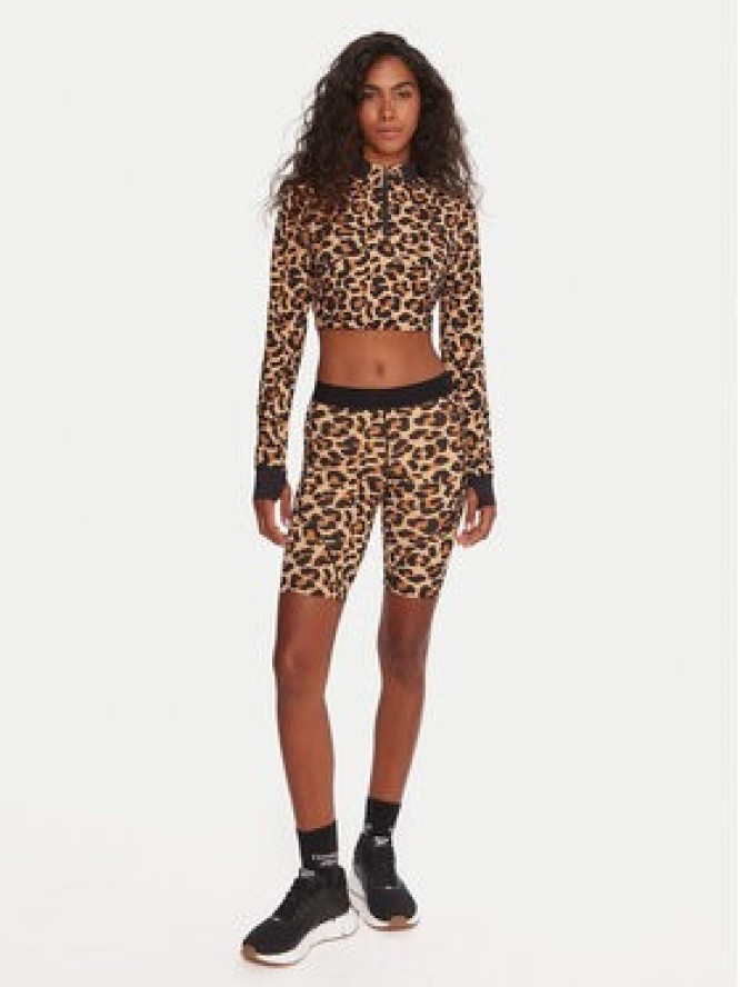 Reebok Bluza techniczna Francis RK25162CCW Beżowy Slim Fit