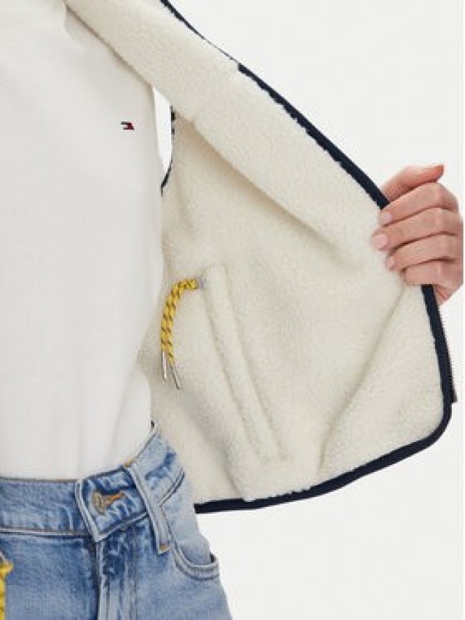 Tommy Jeans Bezrękawnik Tjw Reversible Teddy Vest DW0DW20233 Błękitny Regular Fit