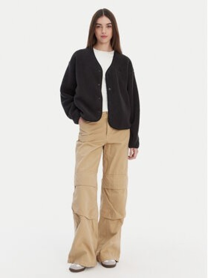 adidas Kardigan Future Icons 3-Stripes KB5233 Czarny Loose Fit